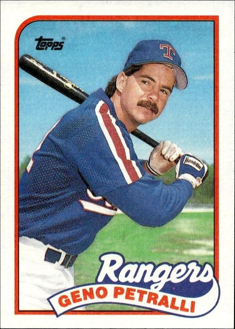 1989 Topps Geno Petralli #137 trading card