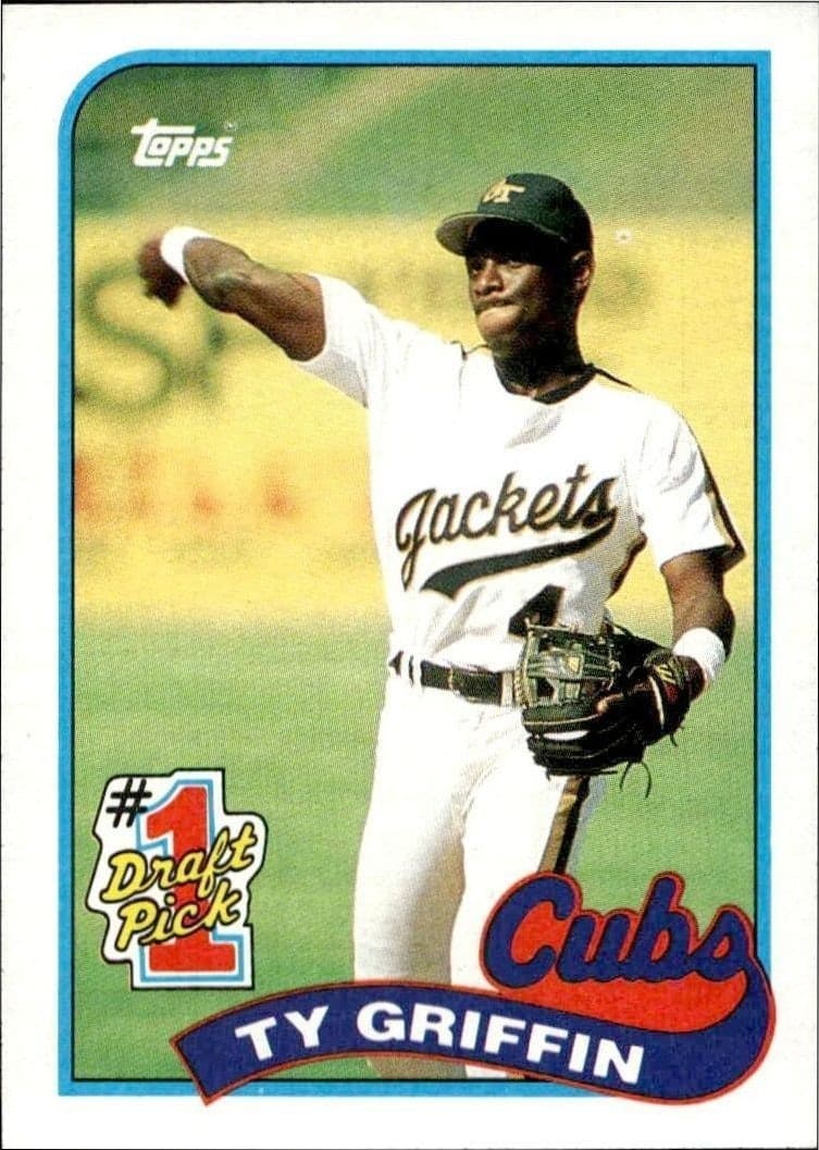 1989 Topps Ty Griffin #713 trading card