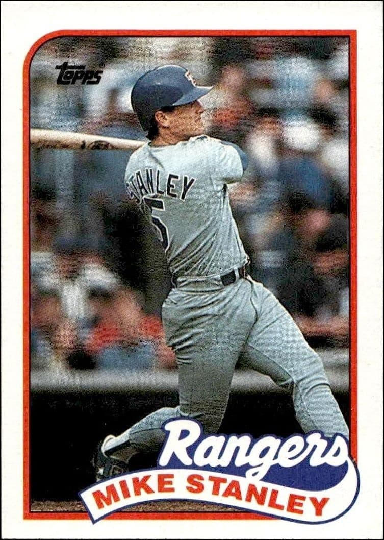 1989 Topps Mike Stanley #587 trading card