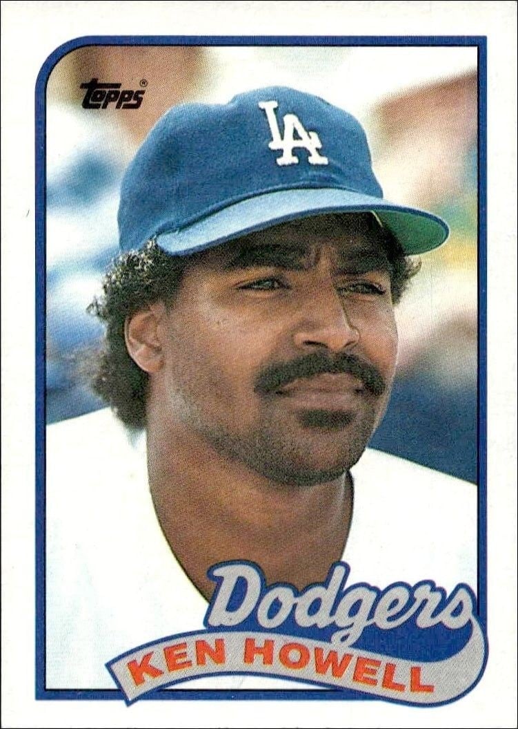 Ken Howell 1989 Topps #93 Baseball Trading Card - Front 1989 Topps Ken Howell #93 baseball trading card front