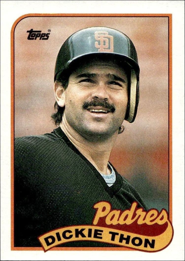 1989 Topps Dickie Thon #726 trading card