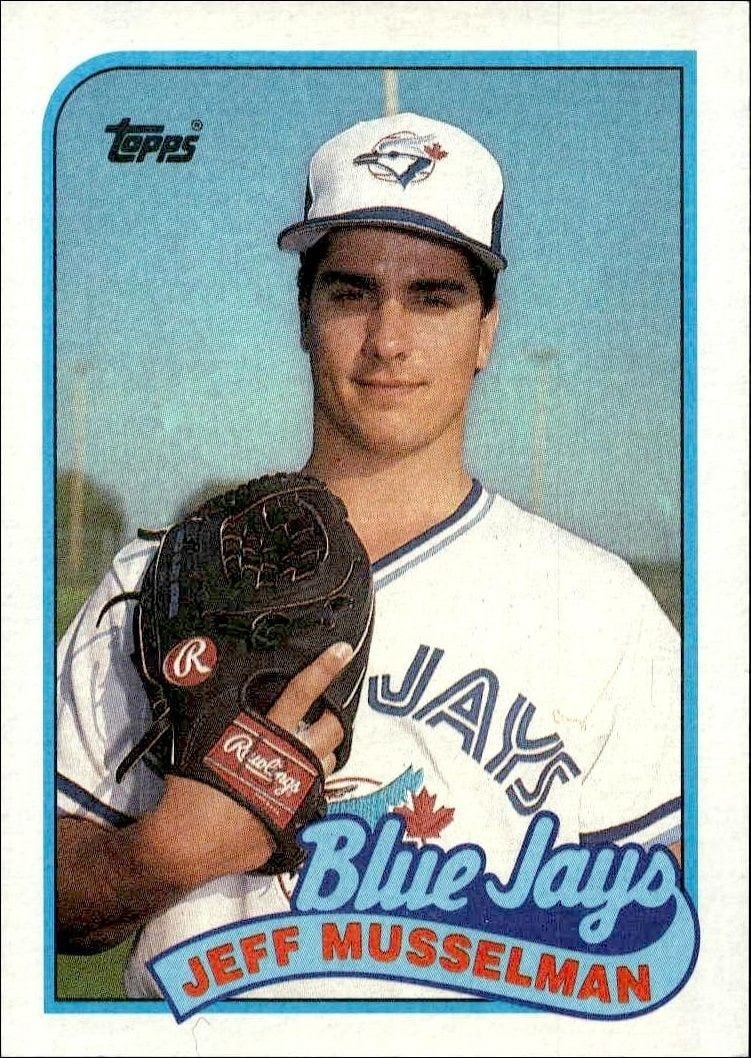 Jeff Musselman 1989 Topps #591 Baseball Trading Card - Front 1989 Topps Jeff Musselman #591 baseball trading card front