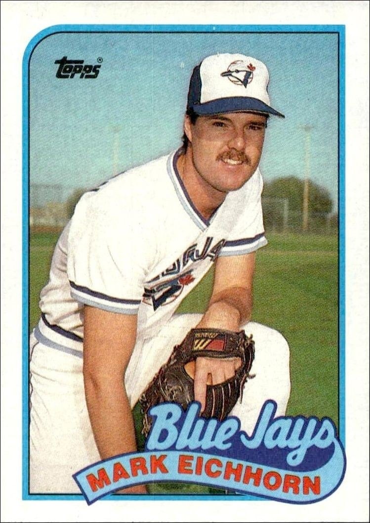 Mark Eichhorn 1989 Topps #274 Baseball Trading Card - Front 1989 Topps Mark Eichhorn #274 baseball trading card front