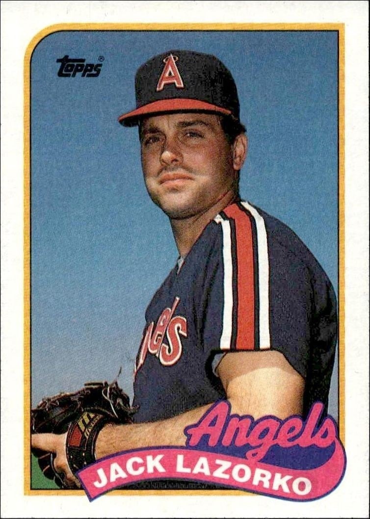 Jack Lazorko 1989 Topps #362 Baseball Trading Card - Front 1989 Topps Jack Lazorko #362 baseball trading card front