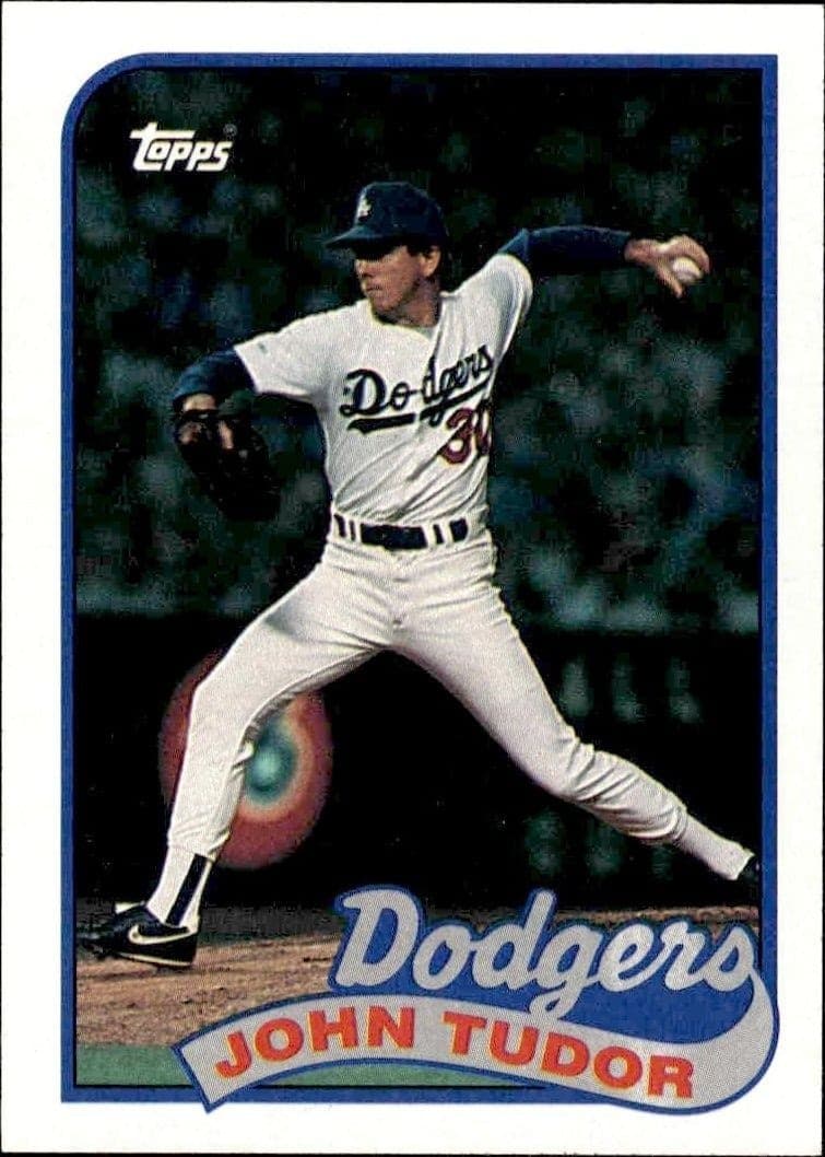 1989 Topps John Tudor #35 trading card