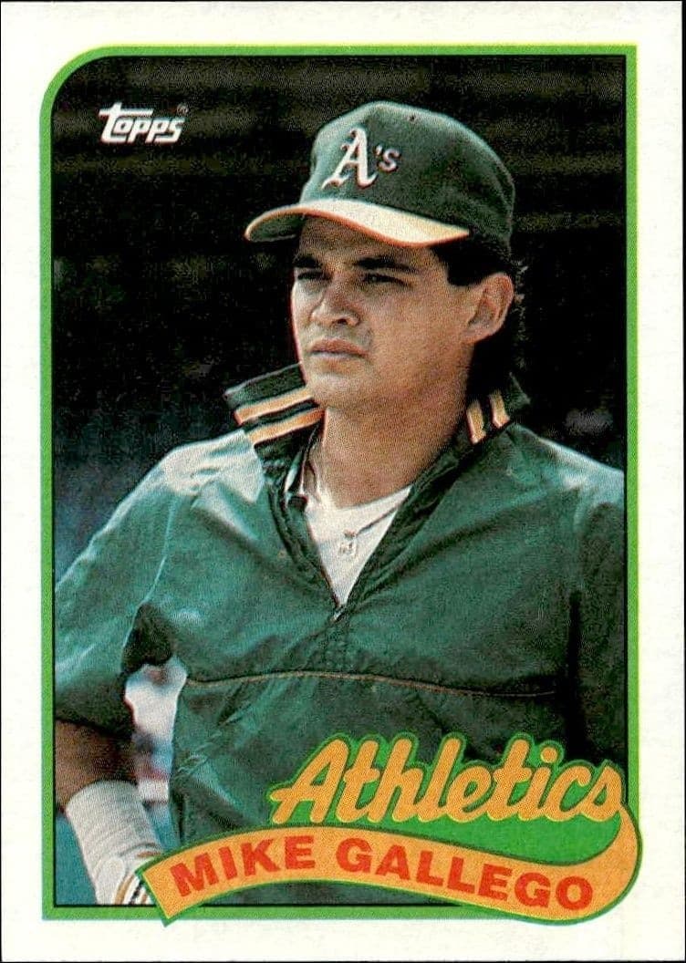 1989 Topps Mike Gallego #102 trading card