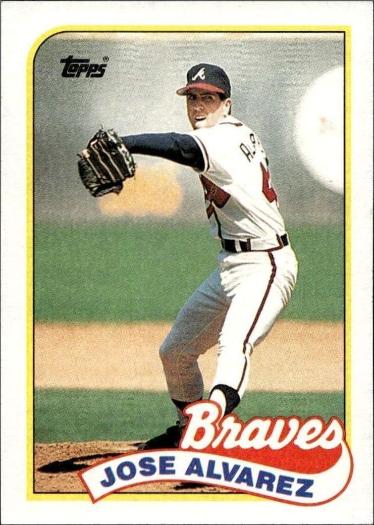 1989 Topps Jose Alvarez #253 trading card