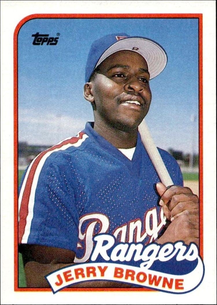 Jerry Browne 1989 Topps #532 Baseball Trading Card - Front 1989 Topps Jerry Browne #532 baseball trading card front