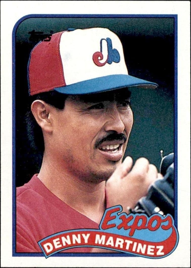 1989 Topps Denny Martinez #313 trading card