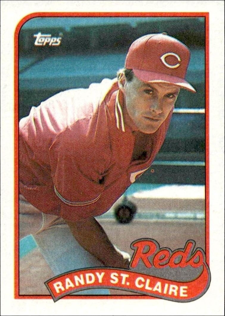 1989 Topps Randy St. Claire #666 trading card