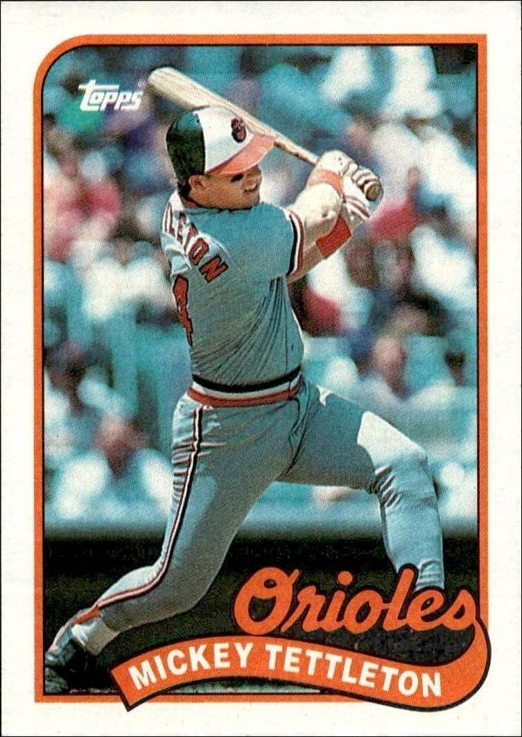 1989 Topps Mickey Tettleton #521 trading card