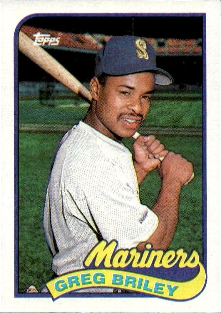 Greg Briley 1989 Topps #781 Baseball Trading Card - Front 1989 Topps Greg Briley #781 baseball trading card front