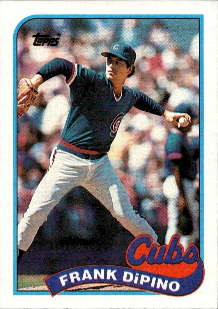 Frank DiPino 1989 Topps #439 Baseball Trading Card - Front 1989 Topps Frank DiPino #439 baseball trading card front