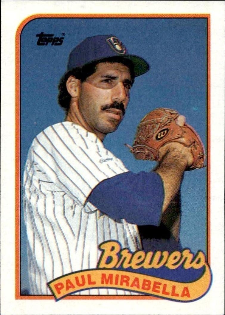 Paul Mirabella 1989 Topps #192 Baseball Trading Card - Front 1989 Topps Paul Mirabella #192 baseball trading card front