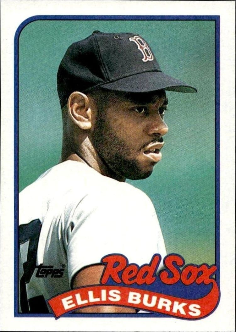 Ellis Burks 1989 Topps #785 Baseball Trading Card - Front 1989 Topps Ellis Burks #785 baseball trading card front