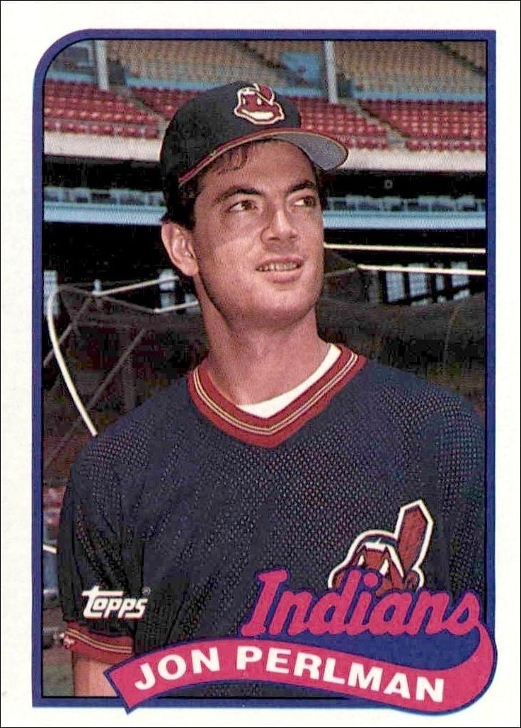 Jon Perlman 1989 Topps #476 Baseball Trading Card - Front 1989 Topps Jon Perlman #476 baseball trading card front