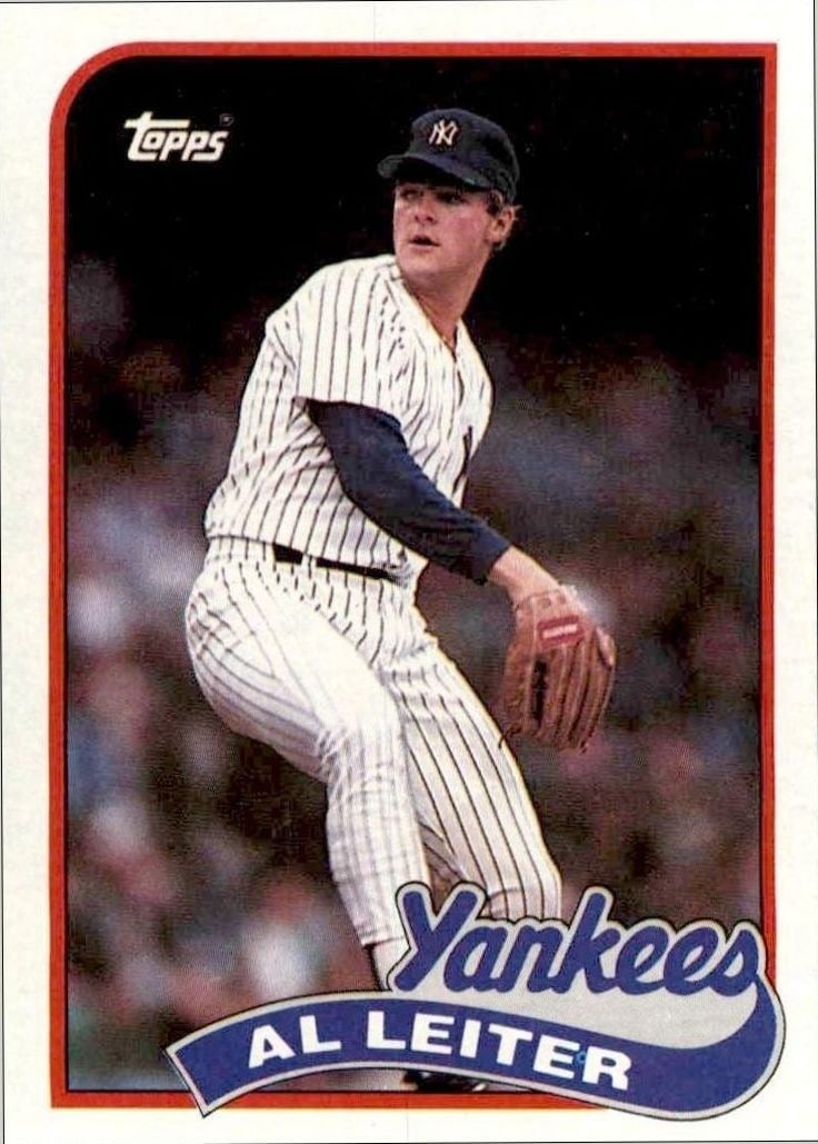 Al Leiter 1989 Topps #659 Baseball Trading Card - Front 1989 Topps Al Leiter #659 baseball trading card front