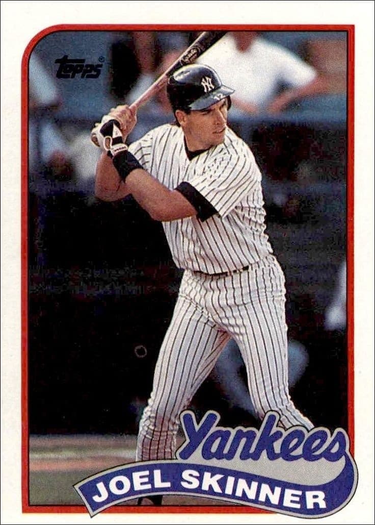 1989 Topps Joel Skinner #536 trading card