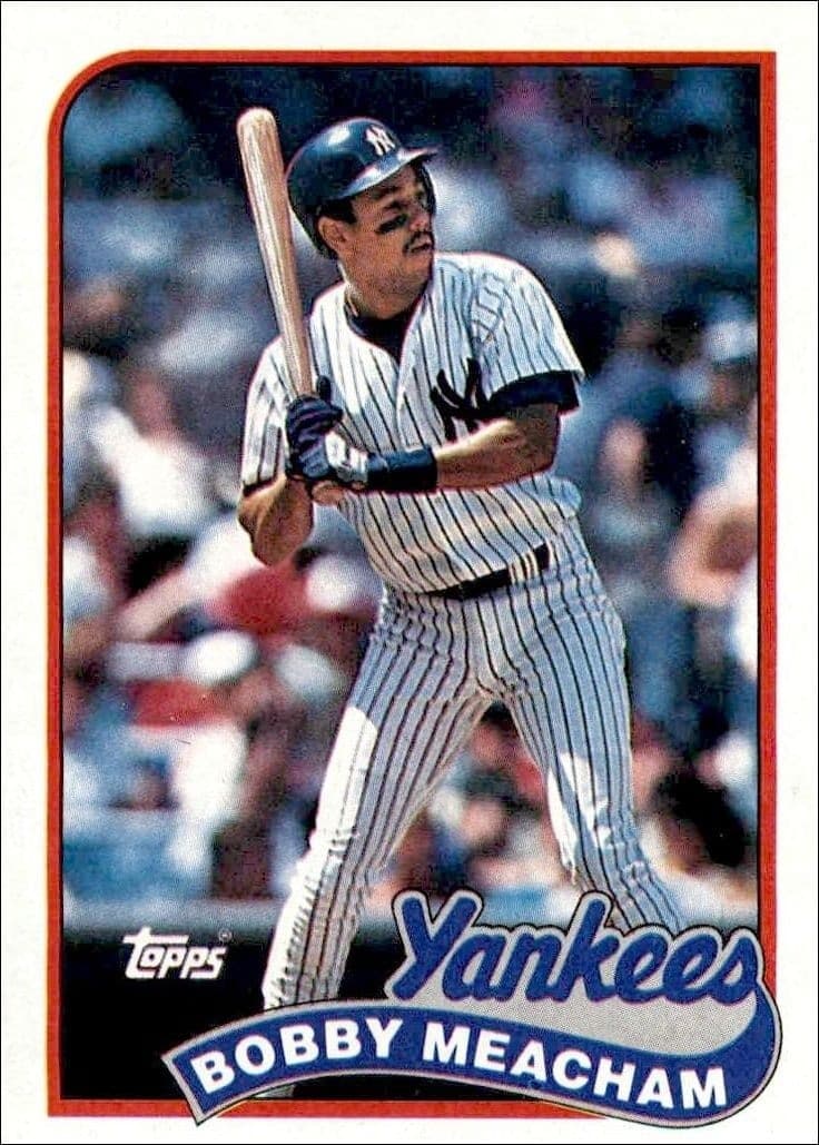 1989 Topps Bobby Meacham #436 trading card