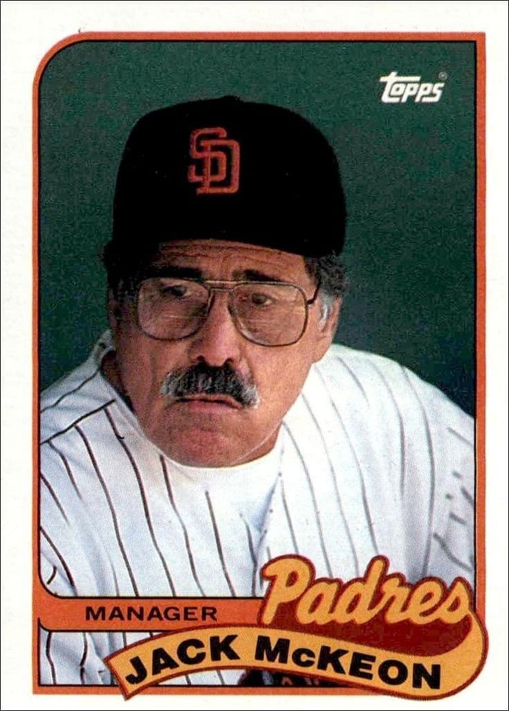 1989 Topps Jack McKeon #624 trading card