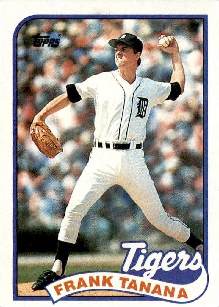Frank Tanana 1989 Topps #603 Baseball Trading Card - Front 1989 Topps Frank Tanana #603 baseball trading card front