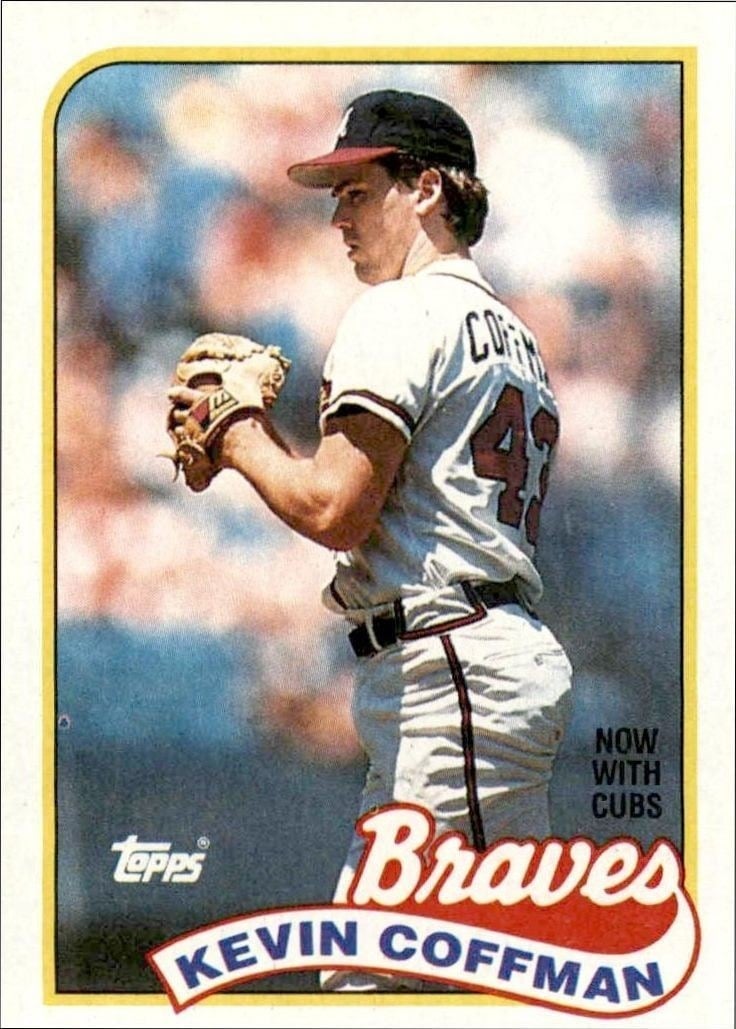 Kevin Coffman 1989 Topps #488 Baseball Trading Card - Front 1989 Topps Kevin Coffman #488 baseball trading card front
