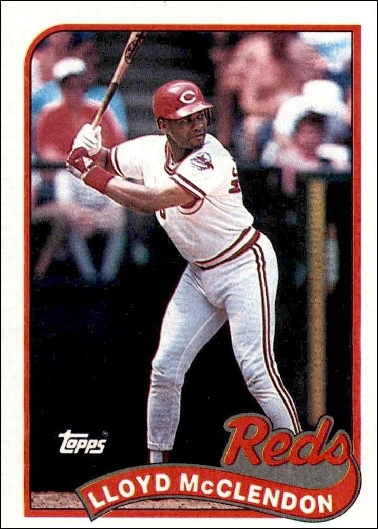 Lloyd McClendon 1989 Topps #644 Baseball Trading Card - Front 1989 Topps Lloyd McClendon #644 baseball trading card front