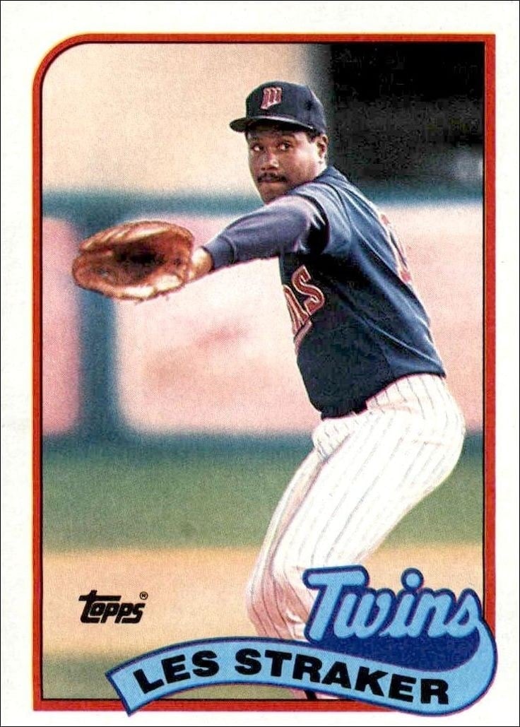 Les Straker 1989 Topps #101 Baseball Trading Card - Front 1989 Topps Les Straker #101 baseball trading card front