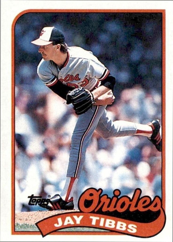 Jay Tibbs 1989 Topps #271 Baseball Trading Card - Front 1989 Topps Jay Tibbs #271 baseball trading card front