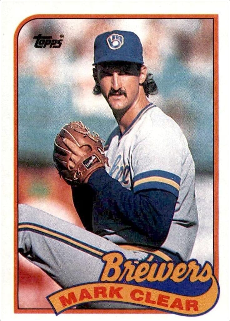1989 Topps Mark Clear #63 trading card