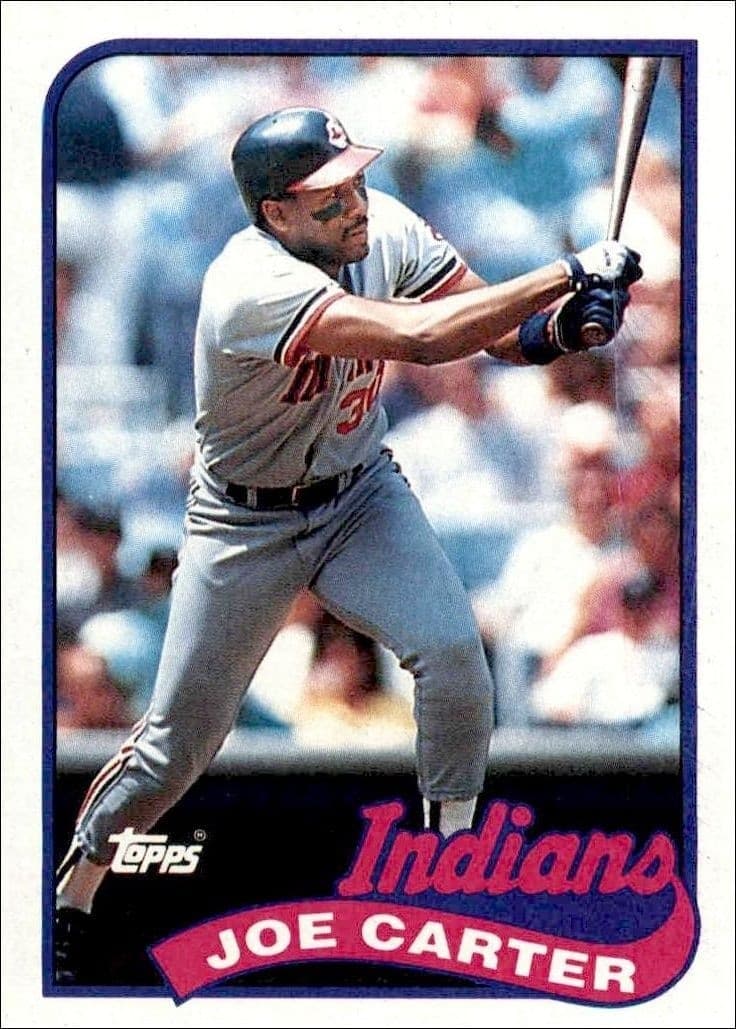 1989 Topps Joe Carter #420 trading card