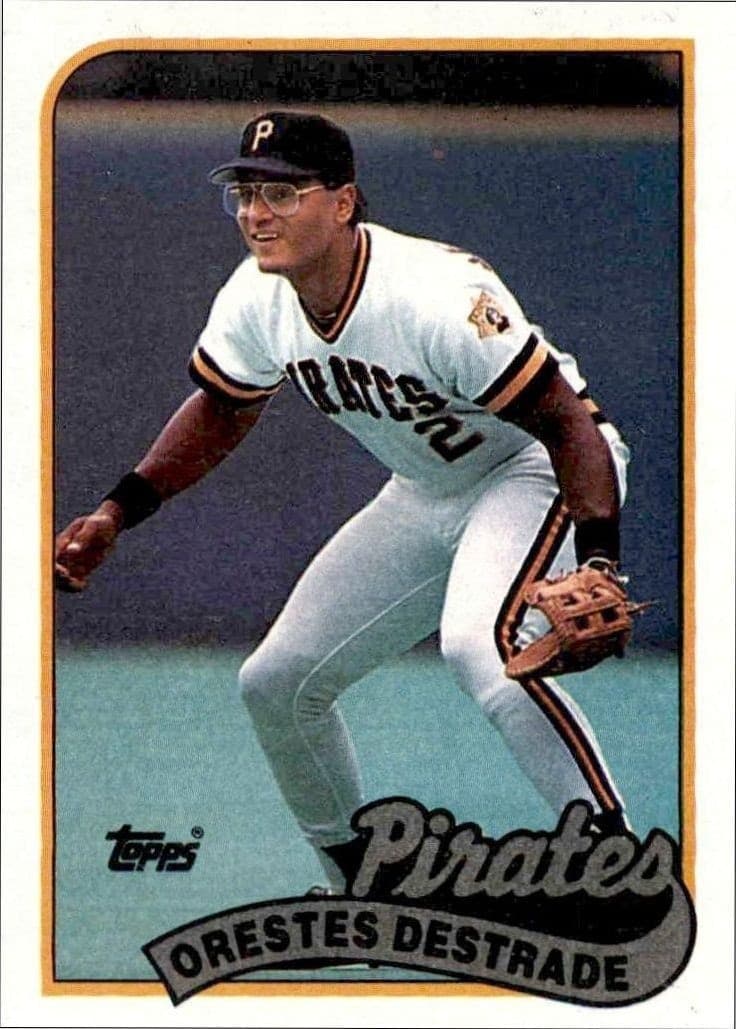1989 Topps Orestes Destrade #27 trading card