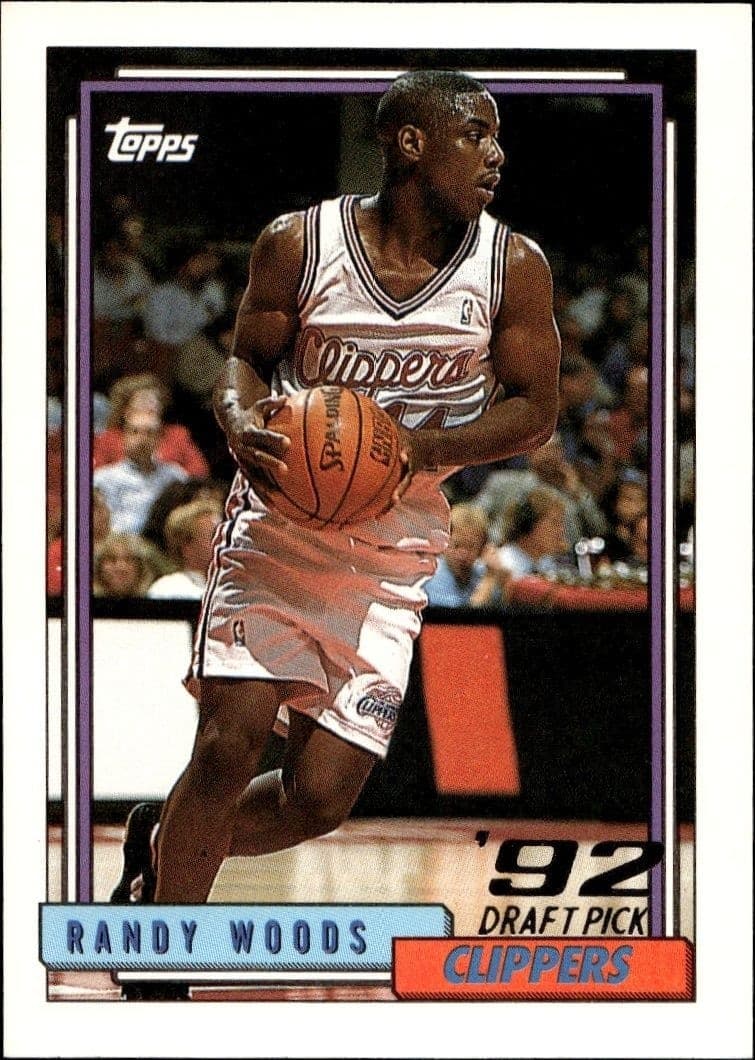 1992-93 Topps Randy Woods #272B trading card