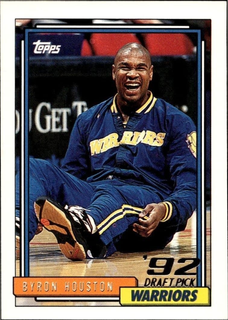 1992-93 Topps Byron Houston #338 trading card