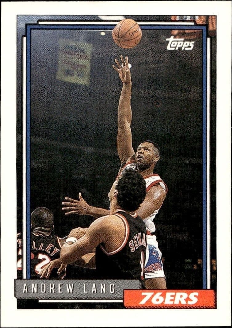 1992-93 Topps Andrew Lang #276 trading card