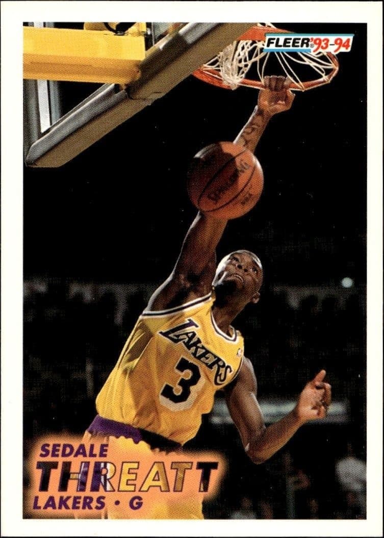 1993-94 Fleer Sedale Threatt #104 trading card