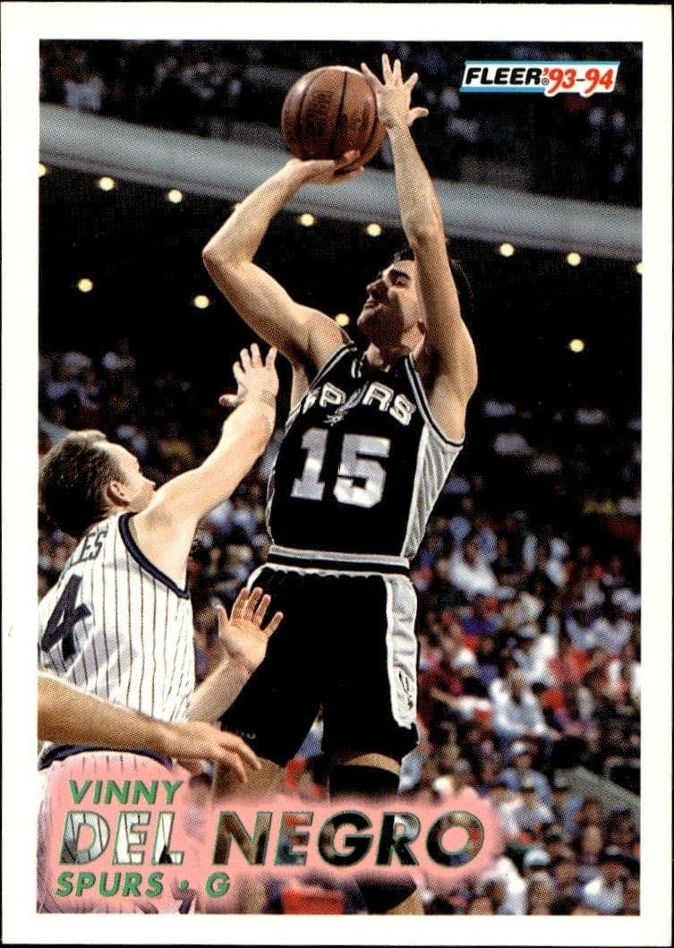 1993-94 Fleer Vinny Del Negro #191 trading card