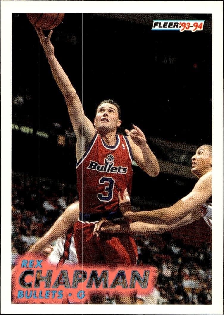 1993-94 Fleer Rex Chapman #214 trading card
