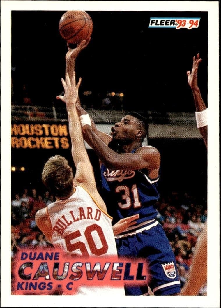 1993-94 Fleer Duane Causwell #182 trading card