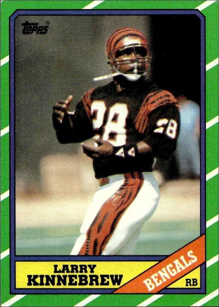 1986 Topps Larry Kinnebrew #257 trading card