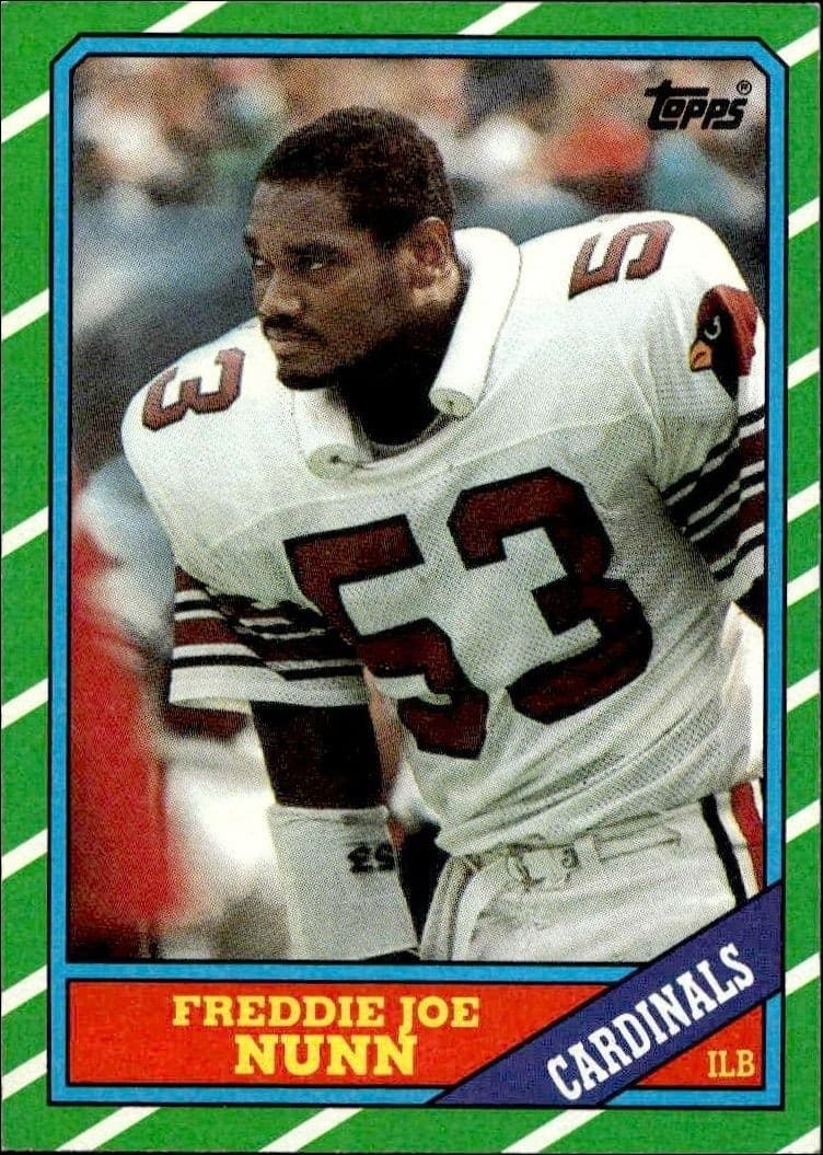 1986 Topps Freddie Joe Nunn #335 trading card