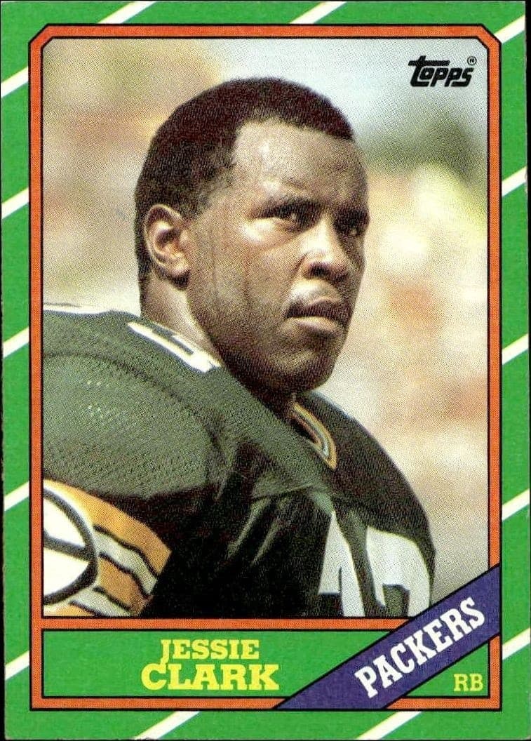 1986 Topps Jessie Clark #217 trading card