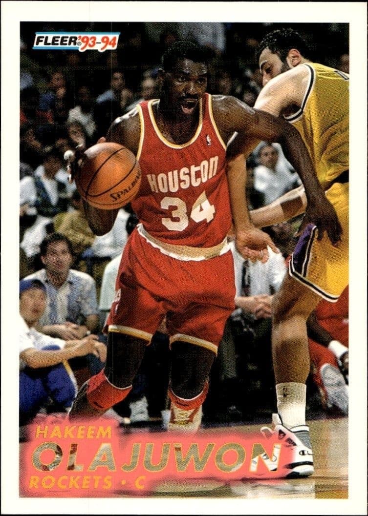 1993-94 Fleer Hakeem Olajuwon #79 trading card