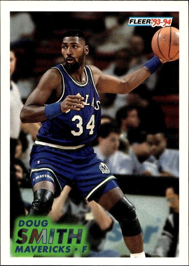 Doug Smith 1993-94 Fleer #48 Basketball Trading Card - Front 1993-94 Fleer Doug Smith #48 basketball trading card front