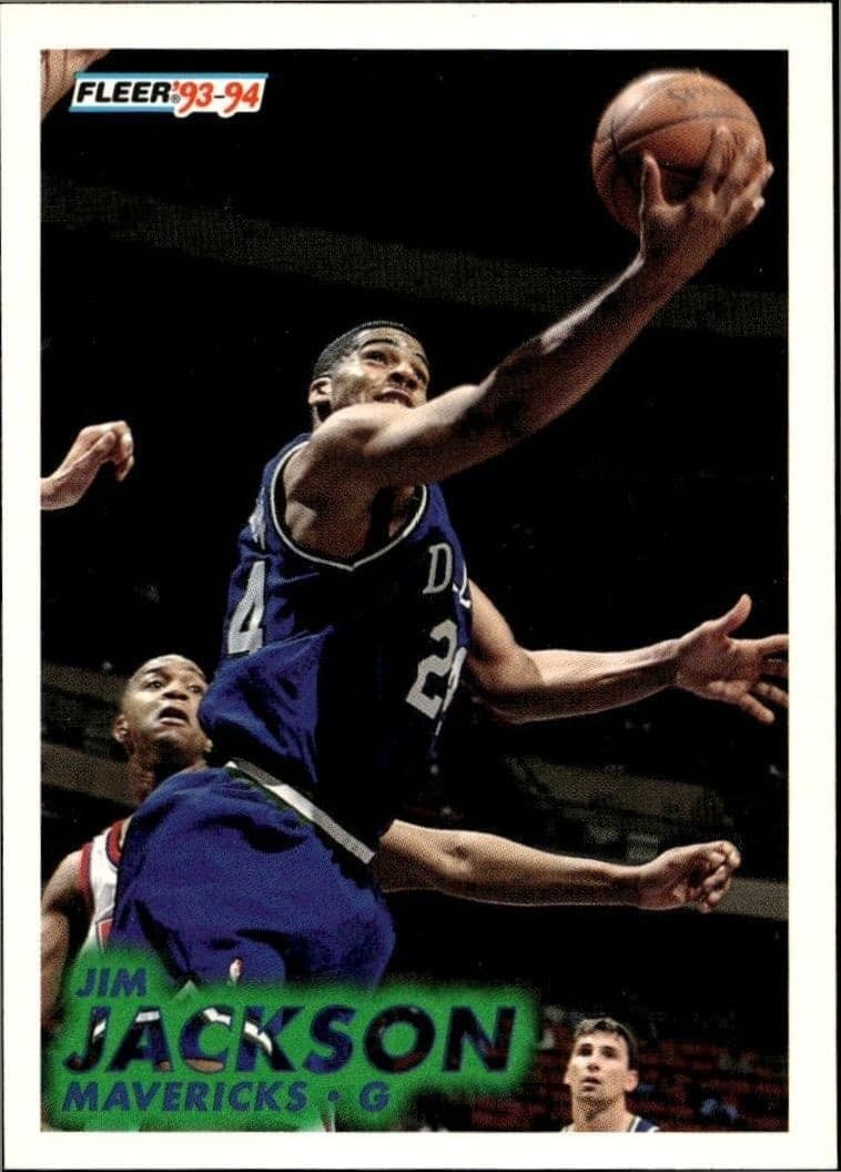 1993-94 Fleer Jim Jackson #46 trading card