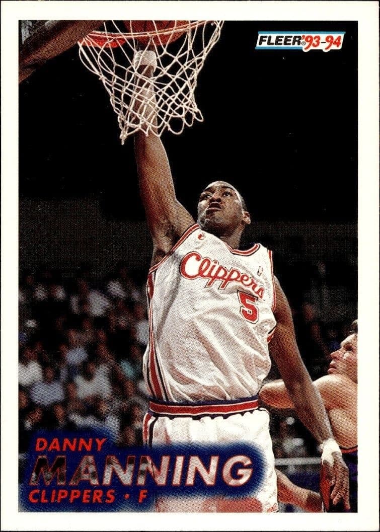 1993-94 Fleer Danny Manning #93 trading card