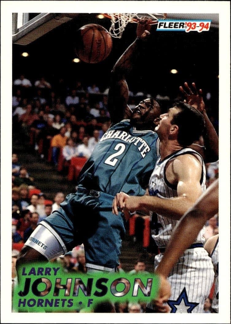 1993-94 Fleer Larry Johnson #21 trading card