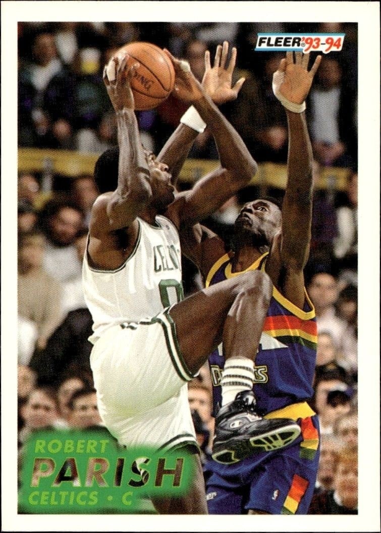 Robert Parish 1993-94 Fleer #16 Basketball Trading Card - Front 1993-94 Fleer Robert Parish #16 basketball trading card front