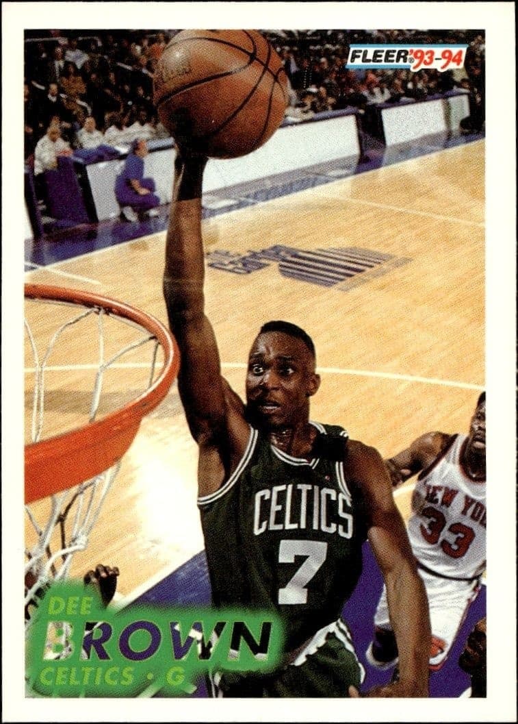 1993-94 Fleer Dee Brown #10 trading card