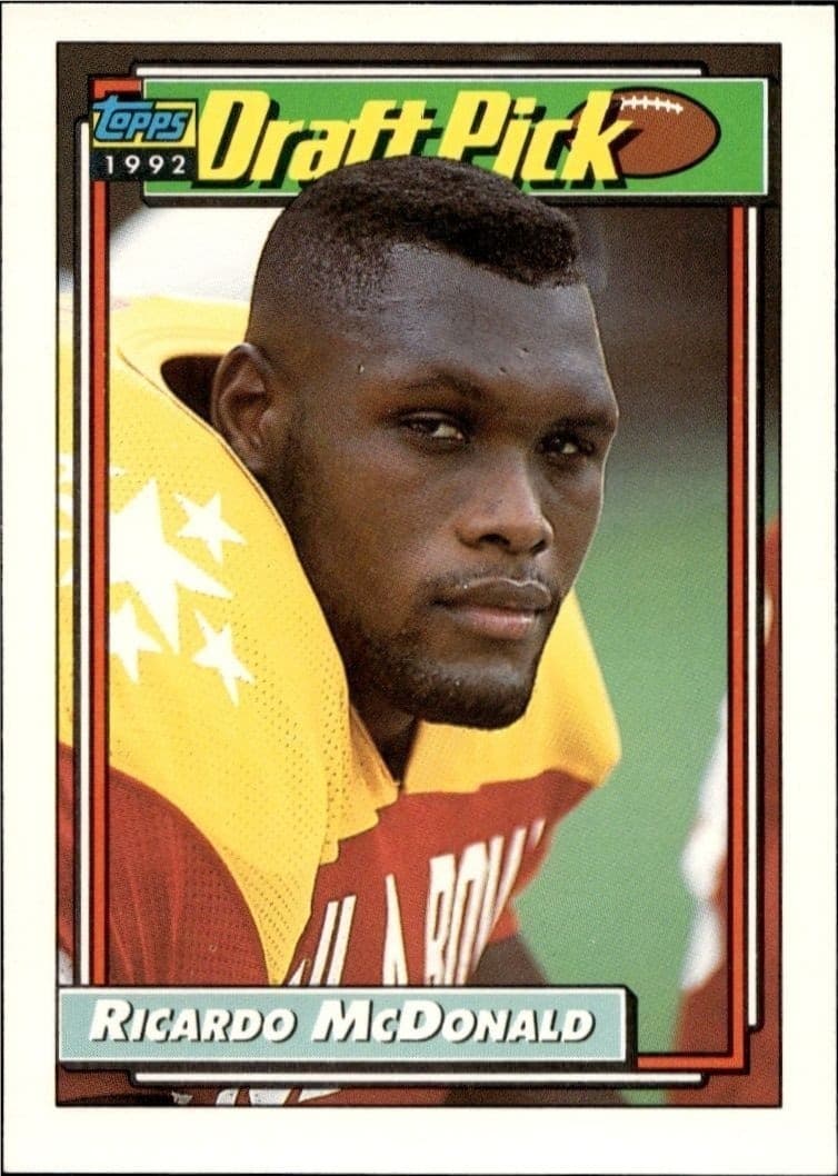1992 Topps Ricardo McDonald #61 trading card